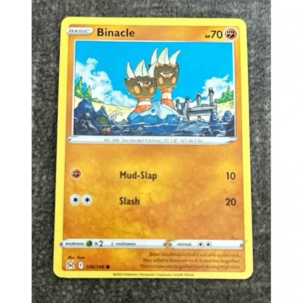 binacle pokemon card - (22/124) Colorless Artist Binacle Pokemon Trading Card Game